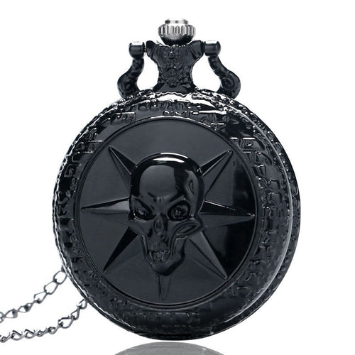 Classic Pocket Watch, Steampunk Skull Design Pocket Watches for Men, with Pocket Watch Gifts