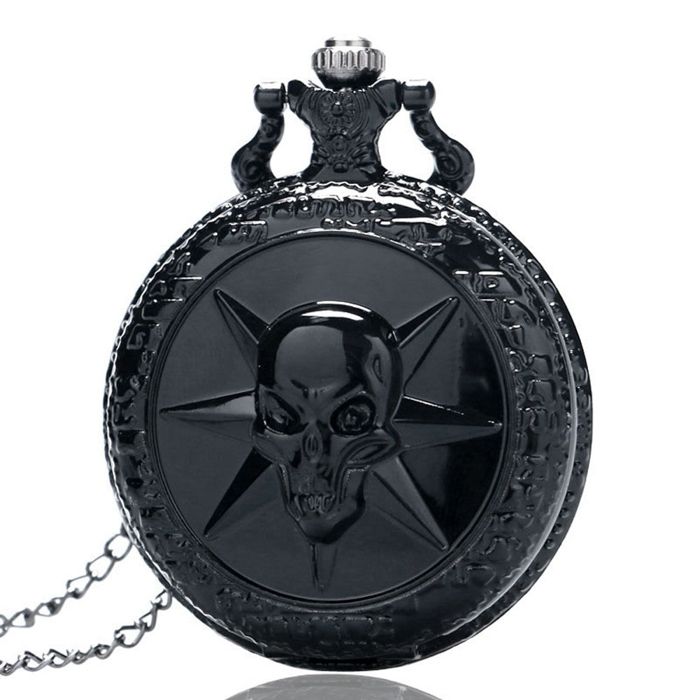 Classic Pocket Watch, Steampunk Skull Design Pocket Watches for Men, with Pocket Watch Gifts